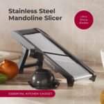 MuellerLiving Mandoline Slicer for Kitchen, Stainless Steel, Slice or Julienne, Vegetable Chopper, Fruit Slicer - Image 3