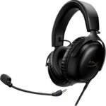 HyperX Cloud III – Wired Gaming Headset, PC, PS5, Xbox Series X|S, Angled 53mm Drivers, DTS Spatial Audio, Memory Foam, Durable Frame, Ultra-Clear 10mm Mic, USB-C, USB-A, 3.5mm – Black - Image 3
