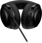 HyperX Cloud III – Wired Gaming Headset, PC, PS5, Xbox Series X|S, Angled 53mm Drivers, DTS Spatial Audio, Memory Foam, Durable Frame, Ultra-Clear 10mm Mic, USB-C, USB-A, 3.5mm – Black - Image 4