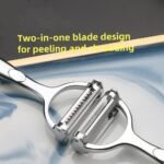 Multifunction Vegetable Peeler Julienne Peeler for Kitchen (2-in-1 peeler) - Image 4