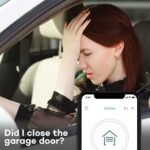 CHAMBERLAIN Smart Garage Control - Wireless Garage Hub and Sensor with Wifi & Bluetooth - Smartphone Controlled, myQ-G0401-ES, White - Image 3