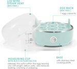 Elite Gourmet EGC115M Easy Egg Cooker Electric 7-Egg Capacity, Soft, Medium, Hard-Boiled Egg Cooker with Auto Shut-Off, Measuring Cup Included, BPA Free, Retro Mint - Image 3