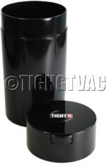 Tightvac - 3 oz to 12 Ounce - Patented Airtight Container | Multi-use Vacuum Container Works as Smell Proof Containers for Herbs and Dry Goods. Black - Image 3