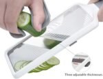Multi Vegetable Slicer-Safe Mandoline slicer for kitchen,Adjustable Stainless Steel Blade,Cutter for Fruits and Vegetables,Cabbage Shredder - Image 3