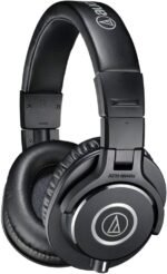 Audio-Technica ATH-M40x Professional Studio Monitor Headphone, Black, with Cutting Edge Engineering, 90 Degree Swiveling Earcups, Pro-Grade Earpads/Headband, Detachable Cables Included - Image 3