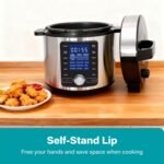 NEWBULIG 6.3 Quart Electric Pressure Cooker, Stainless Steel Multi Cooker Pressure, 24-in-1 Slow Cooker for Rice, Meat Stew, Porridge, Multigrain, Soup, Bean, Bake, Steam, Yogurt Maker - Image 4