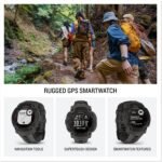 Garmin Instinct® E 45mm, Rugged Outdoor GPS Smartwatch, 24/7 Health Monitoring, Wrist-Based Heart Rate, Up to 16 Days of Battery Life, Charcoal - Image 3