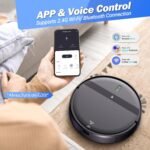 Robot Vacuum and Mop Combo, 2600mAh Long Battery Life,Auto Recharge,2300Pa Strong Suction, Anti-Tangle, Low Noise Operation, Ideal for Pet Hair, Floors, Carpets, and Hair Cleaning - Image 3