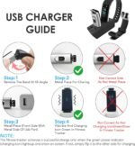 Fitness Tracker for Men and Women, Slim Smart Bracelet with Heart Rate, Sleep & Step Counter, Calorie, Multi Sports Modes, Waterproof Pedometer Activity Tracker Watch for Parents (Black) - Image 3