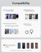 ESR for MagSafe Car Mount Charger, for Magsafe Car Charger, Dashboard Suction Cup Magnetic Car Mount, 360° Rotation, Magnetic Car Phone Holder for iPhone 17/16/15/14/13/12, S25, Fast Charging - Image 5