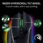 Razer Basilisk V3 Pro Wireless Gaming Mouse, HyperScroll Tilt Wheel, 30K DPI Sensor, Gen-3 Optical Switches, 13-Zone Chroma RGB, 13 Programmable Controls, 3 Connection Modes, Black - Image 3