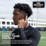 JLab JBuds Sport ANC 4 True Wireless Bluetooth Earbuds + Charging Case, Graphite, Swipe + Touch Controls, Hybrid Active Noise Cancelation, Multipoint Connect, Customized Settings App - Image 3