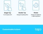 Tapo TP-Link Smart Button | Wireless Remote Dimmer Switch | 3-Way Control | Tap & Rotate HUB Required | 1+ Year Battery Life - Image 3