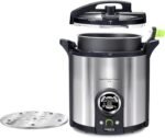 Presto 02152 17-Quart Digital Pressure Canner - Digital Display, Waterbath Capable, 10 Built-In Safety Features, Recipe Book, Stainless Steel - Image 3