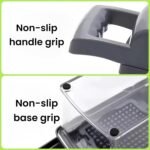 Vegetable Chopper, Food Chopper & Spiralizer, 15-in-1, 8 Stainless Steel Blades, Black - Image 4