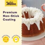 Wilton Gold Non-Stick 9.49 in Fluted Tube Cake Pan, Stainless Steel Bakeware, Made without PFAS, Packaging May Vary - Image 4