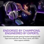 Alienware Pro Wireless Gaming Headset - Wired/Wireless, Bluetooth 5.3, 15 Minute Fast Charging, Audio Output 20 Hz, Battery Talk Time (ANC on) Up to 24 Hrs (Bluetooth), Lunar Light - Image 3