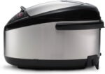 Tiger JAX-T18U-K 10-Cup (Uncooked) Micom Rice Cooker with Food Steamer & Slow Cooker, Stainless Steel Black - Image 3