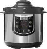 Presto 02141 6-Quart Electric Pressure Cooker, Black, Silver, Stainless steel - Image 3
