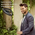 Bluetooth Headphones, Upgraded Foldable Wireless Neckband Headset with Retractable Earbuds, Noise Cancelling Stereo Earphones with Mic for Workout, Running, Driving (with Carry Case) - Image 5