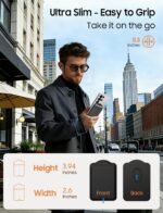 Magnetic for Samsung Galaxy S24 Ultra Case with Detachable Magnetic Wallet, Compatible with MagSafe, Credit Card Holder, RFID Blocking, Military Protective Slim Phone Cover, Black - Image 4