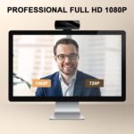 1080P Webcam with Microphone, Full HD Video Calling Web Camera, HD Light Correction Streaming Webcam for Zoom/Skype/Teams, Plug and Play PC Camera Web cam for Windows & Mac - Image 3