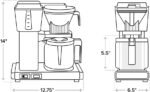 Technivorm Moccamaster 53941 KBGV Select 10-Cup Coffee Maker, Polished Silver, 40 ounce, 1.25l - Image 4