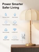 Smart Plug, Smart Plugs That Compatible with Alexa & Google Home, Smart Outlet with Retome Control, Timer & Schedule, WiFi Outlet for Home, No Hub Required, 2.4GHz Wi-Fi Only, 4 Pack - Image 3