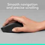 Logitech M330 Silent Wireless Mouse, 2.4GHz with USB Receiver, Optical Tracking, Quiet & Lightweight, Long Battery Life, for PC, Mac, Laptop, Chromebook - Black - Image 5