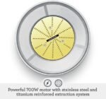 Breville BJE200XL Juice Fountain Compact Centrifugal Machine, 25 fl oz, Silver - Image 3