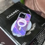 Case-Mate Soap Bubble MagSafe Phone Grip - Detachable Holder for Hand - Thin Collapsible Soft Loop Magnetic Phone Grip for iPhone 17 Pro Max /16 Pro Max/15/14/13/12/S25 Ultra - Iridescent - Image 6