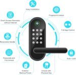 Fingerprint Smart Door Lock with Handle & Keypad – Bluetooth Keyless Entry for Front Door, Home, Kids, Guests, Airbnb & Rental, App + Code Access, Compatible with Alexa & Google, Easy DIY Install - Image 3