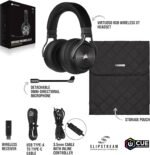 Corsair Virtuoso RGB Wireless XT Multiplatform Gaming Headset with Bluetooth - Dolby Atmos - Broadcast Quality Microphone - iCUE Compatible- PC, Mac, PS5, PS4, Nintendo Switch, Mobile - Black - Image 4