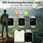 Smart Watch with Ai Functions GPS Tracking for Android Phones and iPhone Compatible Bluetooth Call Message Alert Heart Rate/Sleep Monitor IP68 Waterproof for Men Women - Image 4