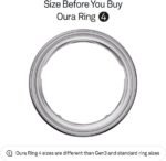 Oura Ring 4 - Silver - Size 11 - Smart Ring - Unique Sizing, Not Standard US Ring Sizes - Size First - Sleep Tracking Wearable - Heart Rate - Fitness Tracker - Up to 8 Days of Battery Life - Image 3