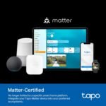 TP-Link Tapo Matter Outdoor Smart Plug, 2 Individual outlets, IP65 Weather Resistance, Works with Apple Home, Alexa, Google Home, Long Wi-Fi Range, 2.4G Wi-Fi Only, ETL Certified(Tapo P400M) - Image 4