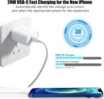 USB C Charger Block 20W, Ocupwei PD 3.0 Fast Charging Wall Charger USBC Power Adapter Type C Brick Cube for iPhone 17/Pro/Pro Max/17 Air/ 16/16 Pro/16 Pro Max/15/Plus/Pro/Pro Max [2 Pack] - Image 3
