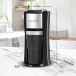 Single Serve Coffeemaker, Black - Image 3