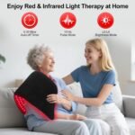 LOVTRAVEL New 31.5'' X 11.8'' LED 660nm Red Light and 850nm Near Infrared Light Therapy Devices Mat Large Wearable Pads Belt Wrap for Body Pain Relief - Image 4