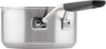 KitchenAid 71018 Stainless Steel Saucepan with Pour Spouts, 1 Quart - Brushed Stainless Steel - Image 6