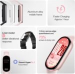 XIAOMI Mi Smart Band 10 (2025) - 1.72" AMOLED Display | 21 Days Battery Life | Touchscreen, Multi-Sport Tracker, Activity Tracker, Heart Rate Monitor | BT5.4 - Mystic Rose - Image 4