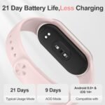 XIAOMI Mi Smart Band 10 (2025) - 1.72" AMOLED Display | 21 Days Battery Life | Touchscreen, Multi-Sport Tracker, Activity Tracker, Heart Rate Monitor | BT5.4 - Mystic Rose - Image 5