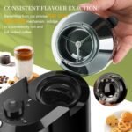 Wancle Electric Burr Coffee Grinder - Adjustable with 28 Precise Grind Settings for 12 Cups - Professional Coffee Bean Grinder (Plastic, Black) - Image 4