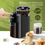 Wancle Electric Burr Coffee Grinder - Adjustable with 28 Precise Grind Settings for 12 Cups - Professional Coffee Bean Grinder (Plastic, Black) - Image 5