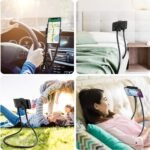 B-Land Cell Phone Holder, Universal Mobile Phone Stand, Lazy Bracket, DIY Flexible Mount Stand with Multiple Function (Black) - Image 4