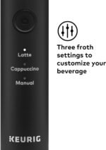 Keurig SimpleCafe Frother, Rechargeable Handheld Milk Frother for Lattes, Cappuccinos & Iced Coffee, USB Cord Included, Microwave-Safe Frothing Cup, Hot & Cold Foam Maker - Image 5