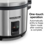 Proctor Silex Commercial 37560R Rice Cooker/Warmer, 60 Cups Cooked Rice Capacity, Nonstick Inner Pot, Hinged Lid, Stainless Steel Housing, Conforms to NSF - Image 4