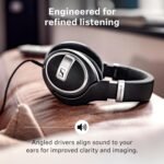 Sennheiser HD 599 SE Open-Back Headphones, Premium Design, Natural Balanced Audio, Comfortable Fit, Wired Headphones for Music, Gaming, School, Work, Black - Image 4