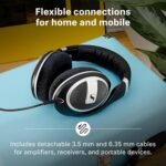 Sennheiser HD 599 SE Open-Back Headphones, Premium Design, Natural Balanced Audio, Comfortable Fit, Wired Headphones for Music, Gaming, School, Work, Black - Image 5
