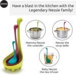 The Nessie Family by OTOTO - Pack of 3 Tea Infuser, Soup Ladle, and Colander - Cute Kitchen Accessories, Cooking Gifts, Funny Kitchen Gadgets, Kitchen Gifts - Image 4